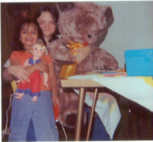 Melissa and Angie, circa 1976/77.