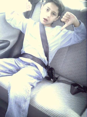 Race in the seat belt alone. Feb. 2002